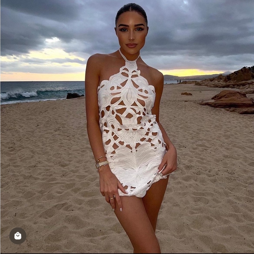 Cut out mini dress
